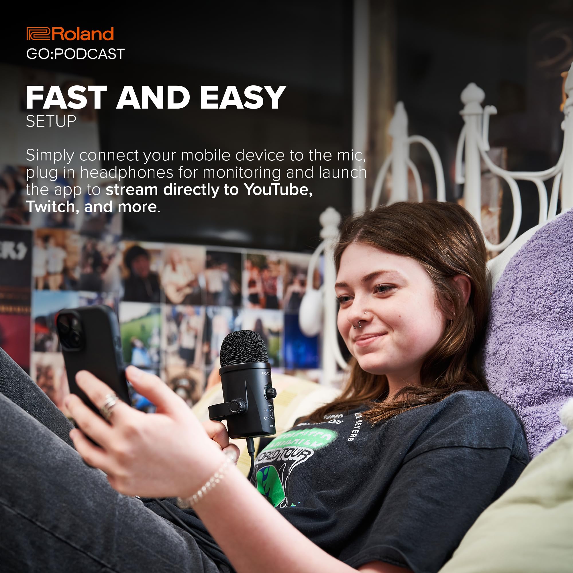 Amazon.com: Roland GO:Podcast Video Podcasting Studio for